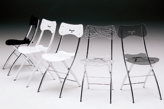 Opla folding dining chairs